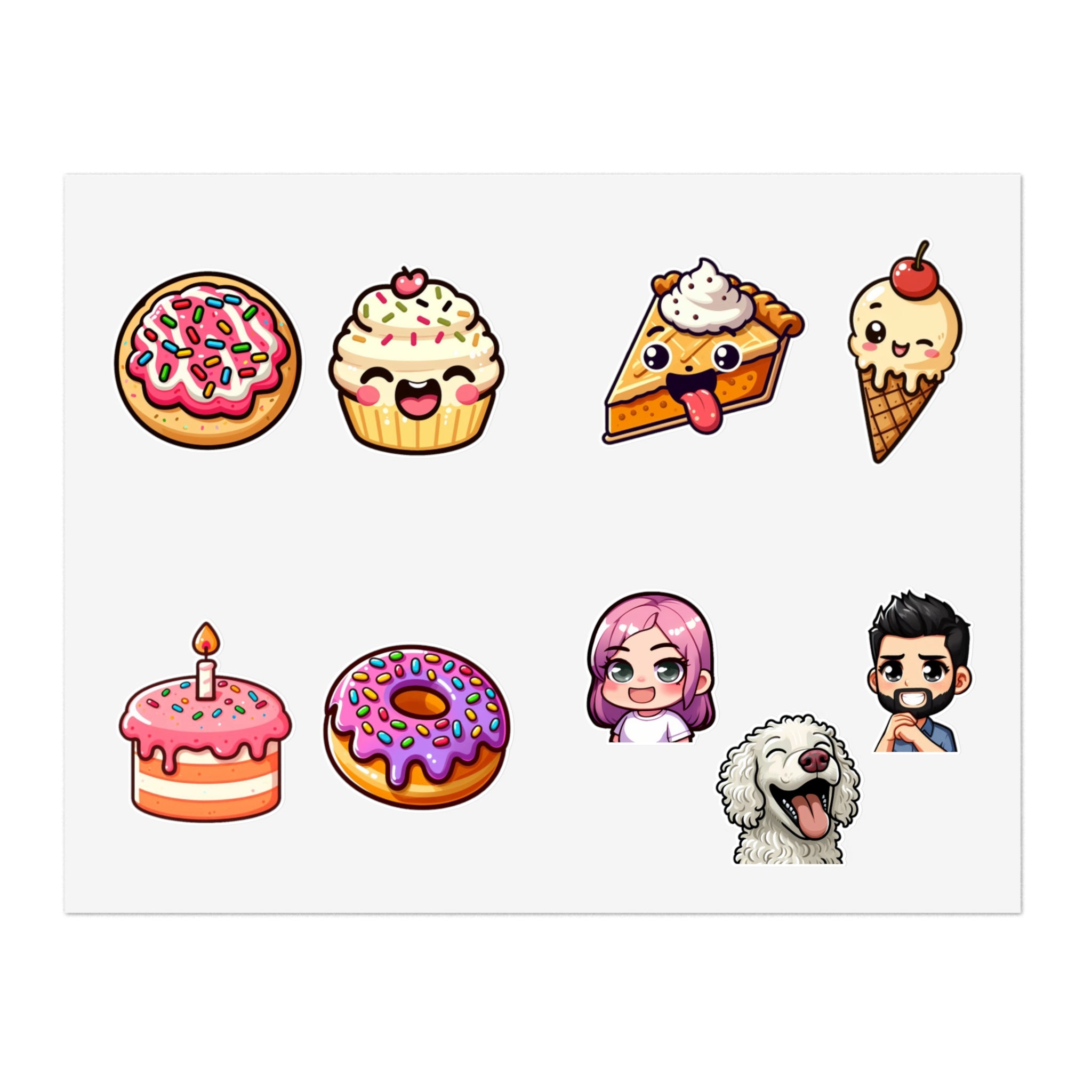 The Icing Artist Sweet Reactions Sticker Collection