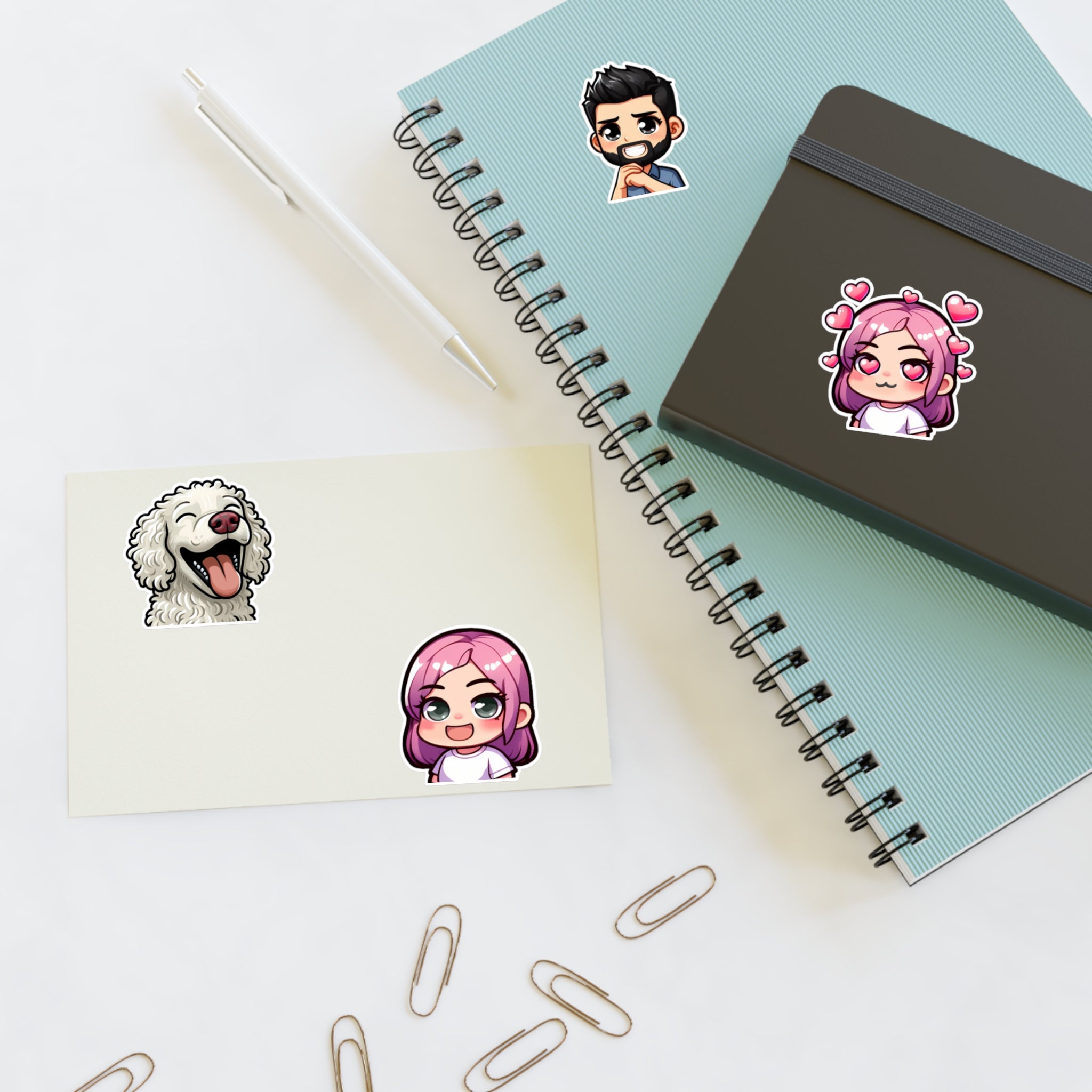 The Icing Artist Family Sticker Collection