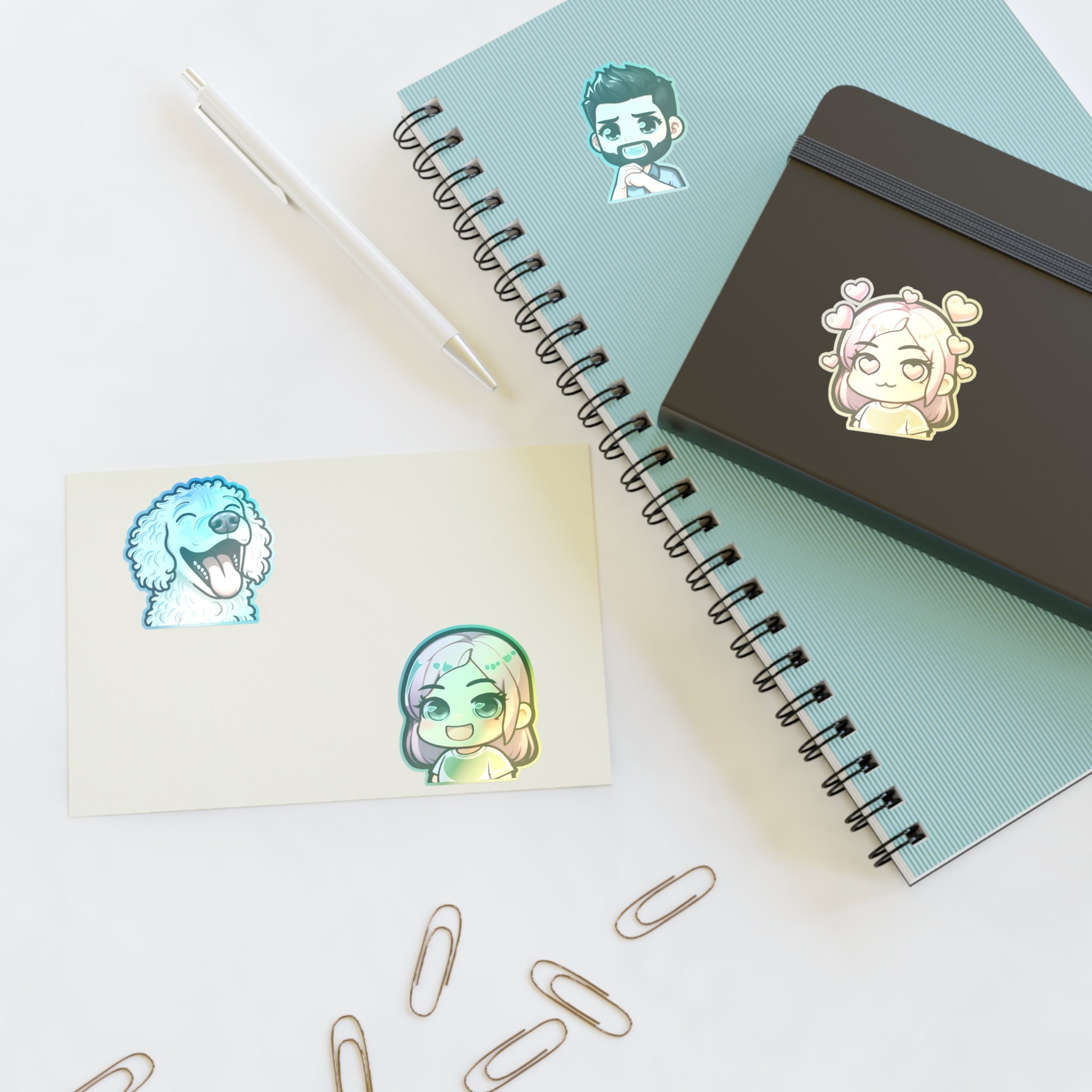 The Icing Artist Family Sticker Collection