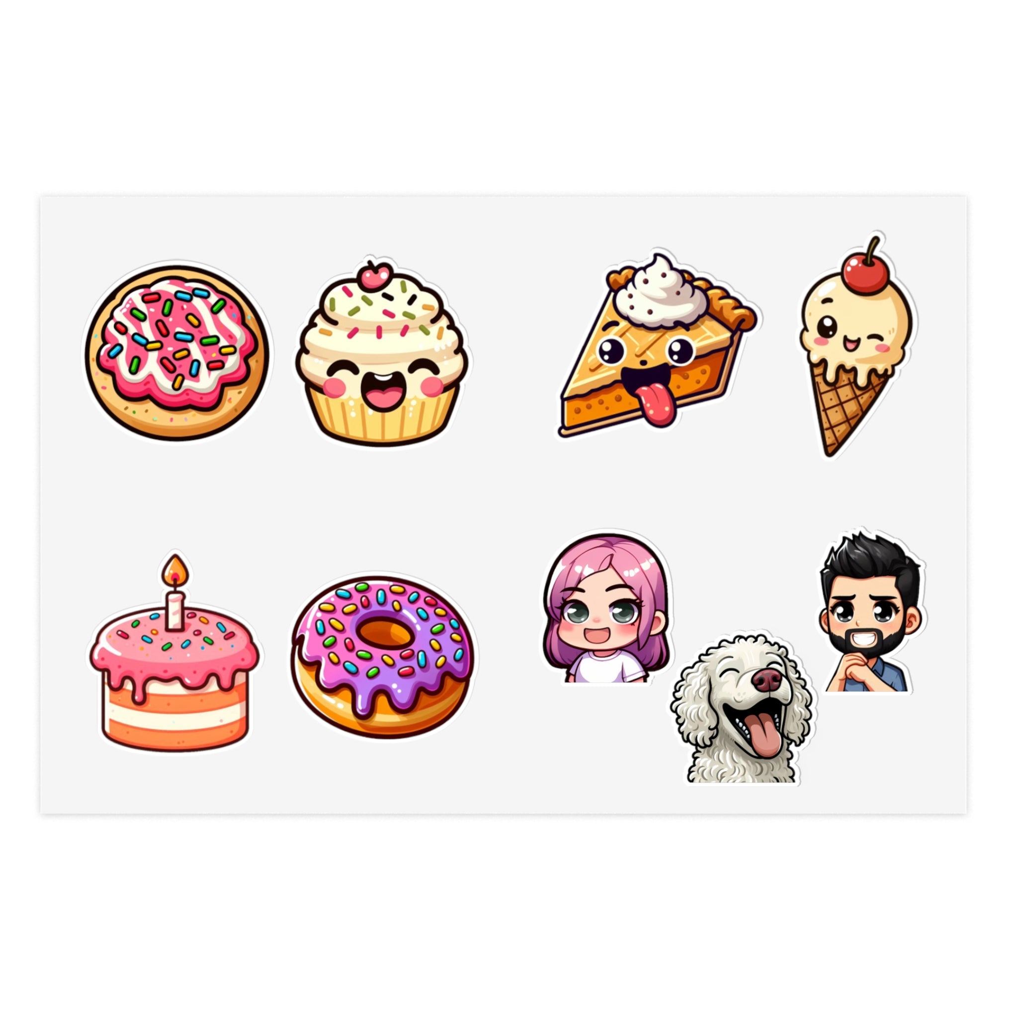 The Icing Artist Sweet Reactions Sticker Collection