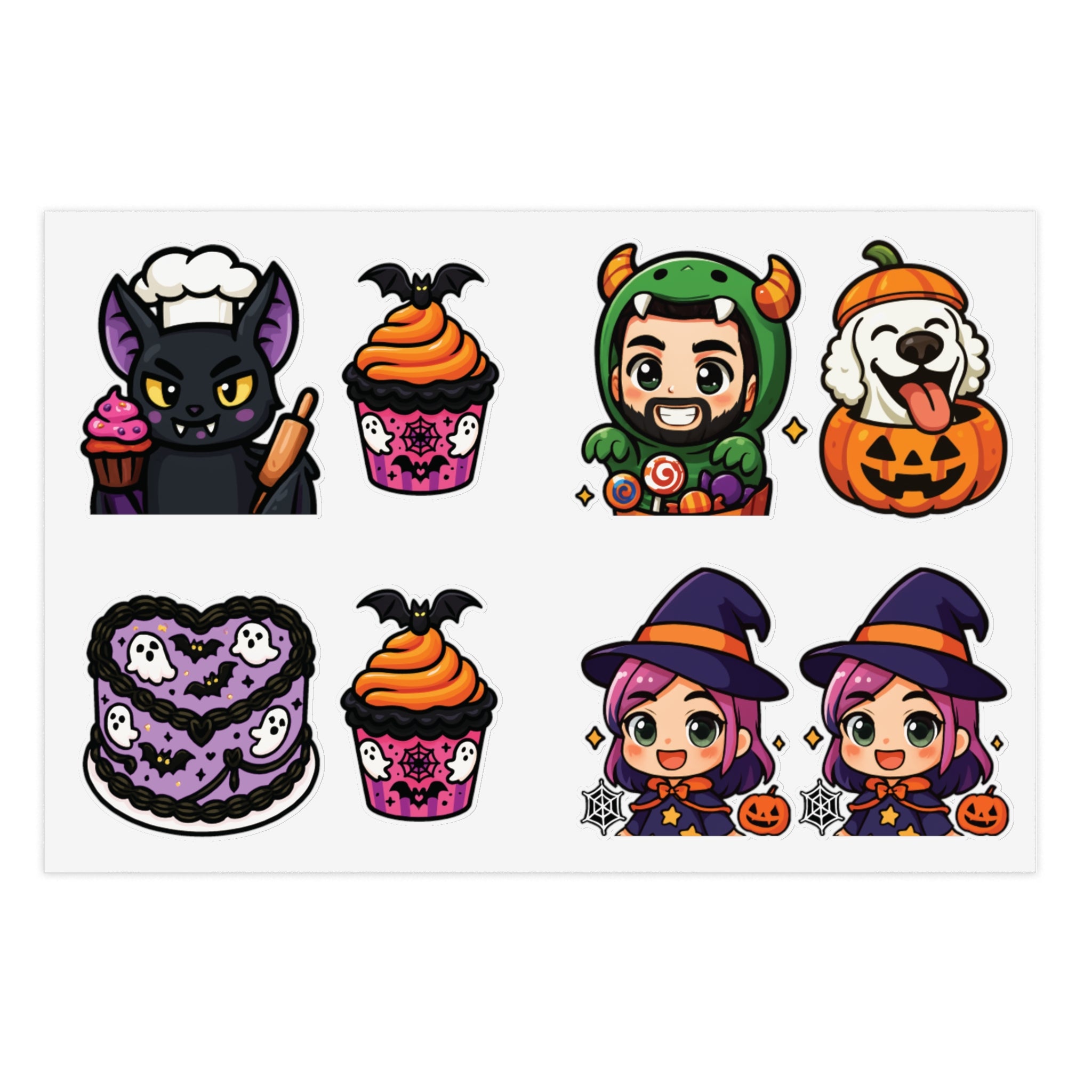 The Icing Artist Halloween Sticker Collection