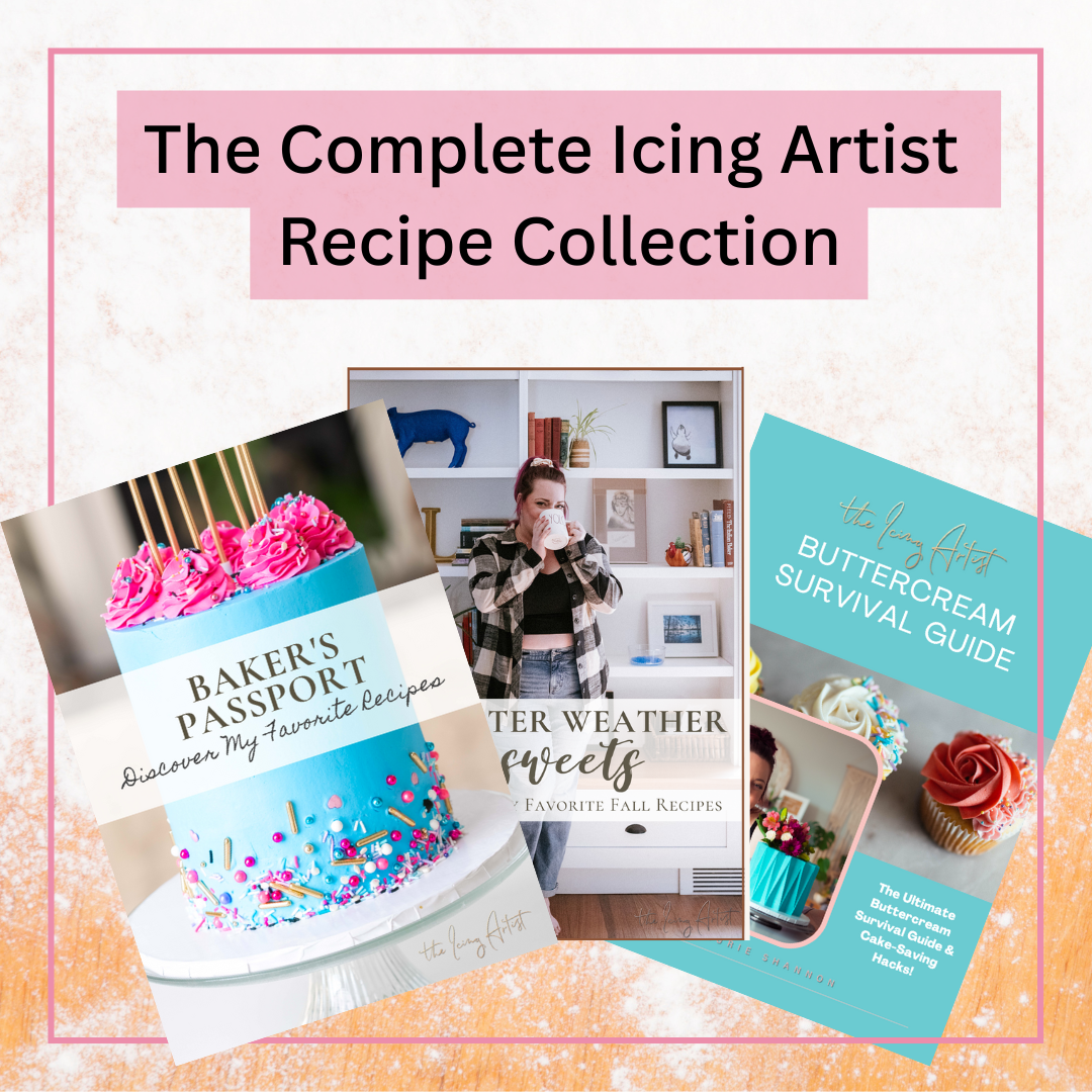 The Icing Artist Recipe Collection: Sweater Weather Sweets, The Baker's Passport, and The Buttercream Survival Guide